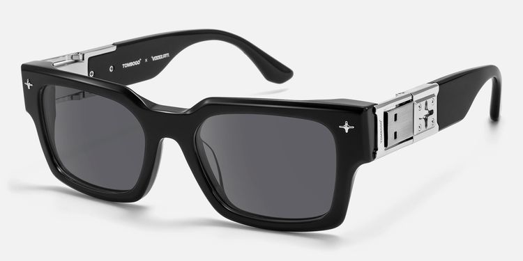 The Programmer - Bold Black USB Sunglasses by Vooglam