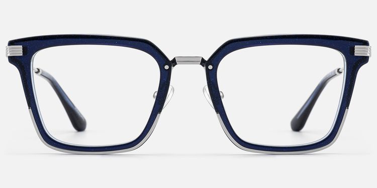 Kassel - Urban Modular Navy Blue Glasses by Vooglam
