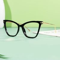 Hilary - Butterfly Black Eyeglasses | Vooglam On Model