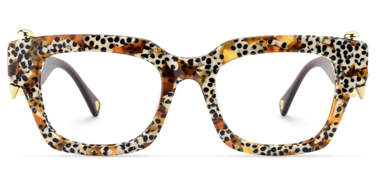 Sabrina - Leopard Print Piercing Glasses by Vooglam Product Details 1