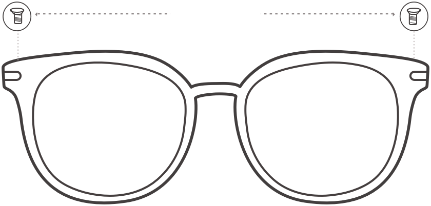 Retro frame width
